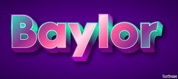 Baylor Efecto de Texto