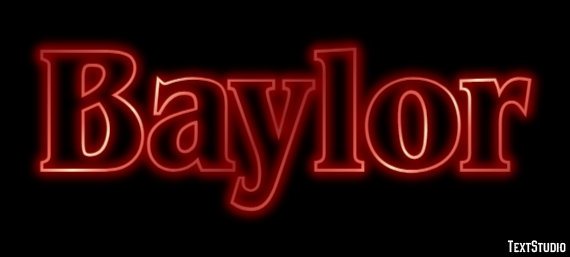 Baylor Efecto de Texto