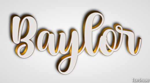 Baylor Efecto de Texto