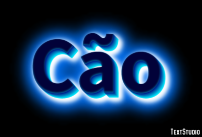Cão テキスト効果