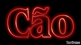 Cão テキスト効果