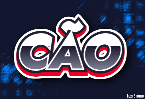 Cão テキスト効果