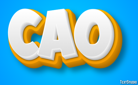 Cão テキスト効果