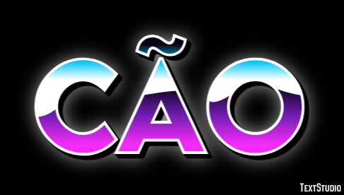 Cão テキスト効果