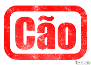 Cão テキスト効果