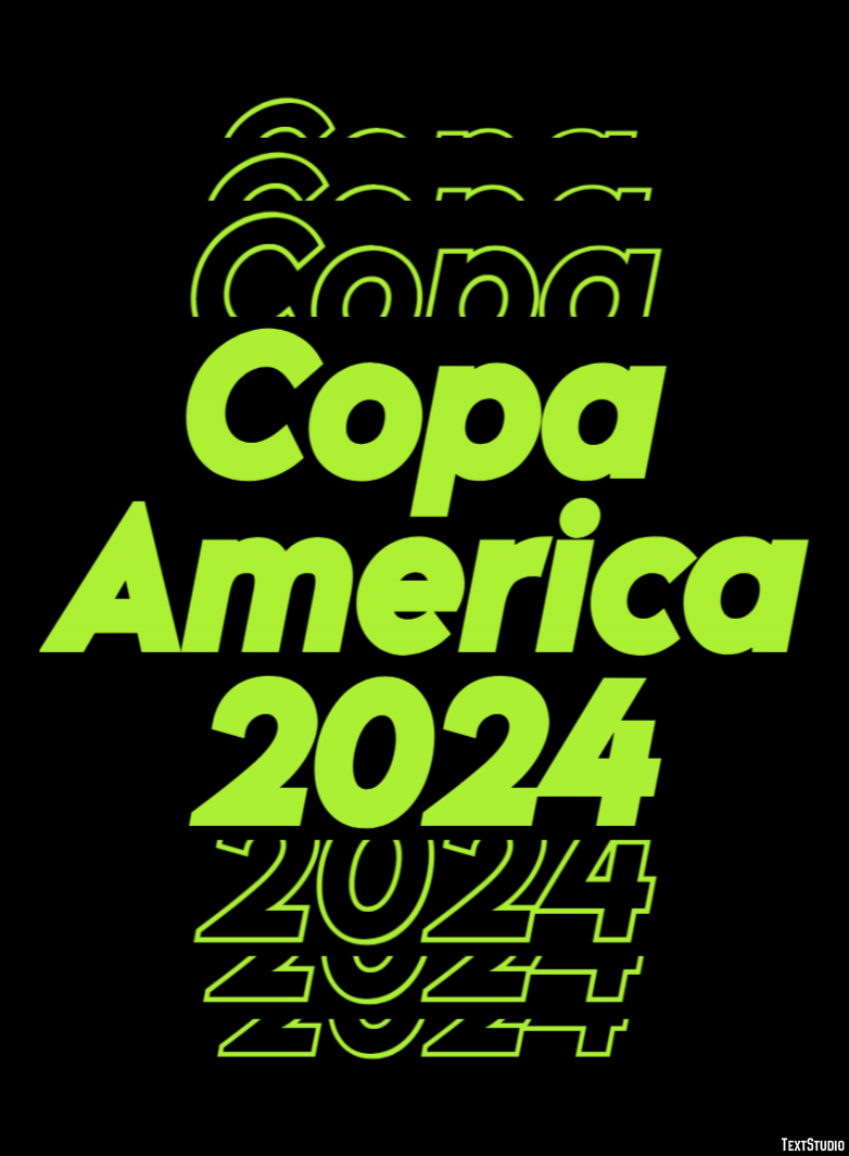 Copa America 2024 Effetto testo