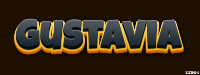 Gustavia Efecto de Texto