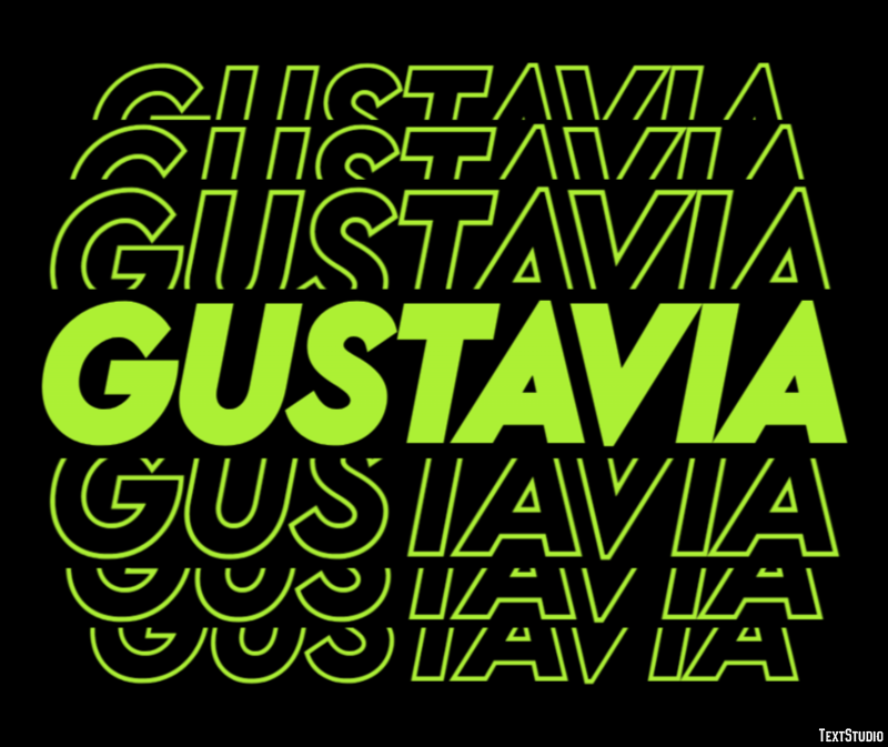 Gustavia Efekt tekstowy