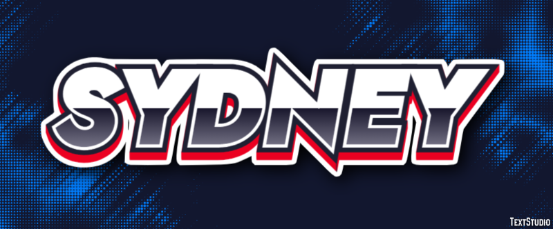 Sydney Efekt tekstowy