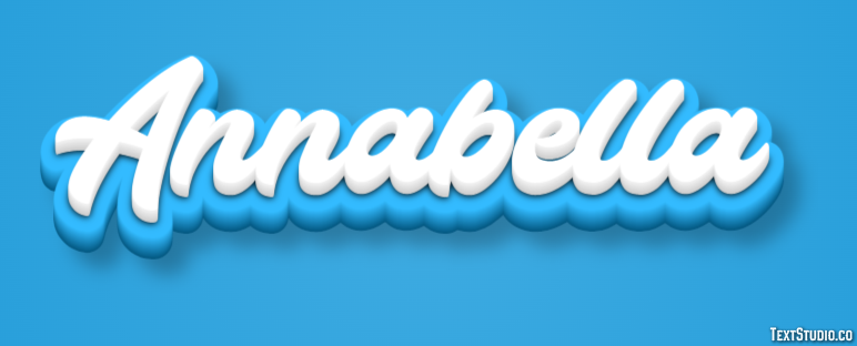 Annabella Текстовый эффект