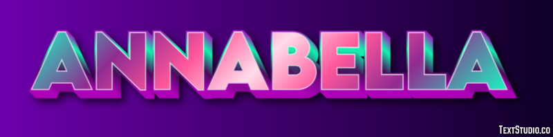 Annabella Text Effect