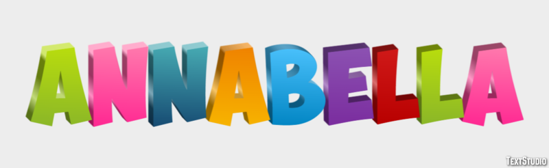 Annabella Text Effect