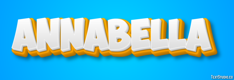 Annabella Text Effect