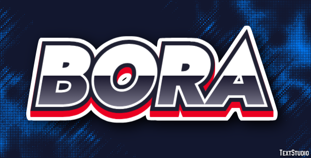 Bora Эффект текста