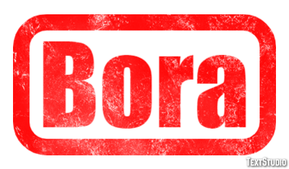 Bora Text Effect