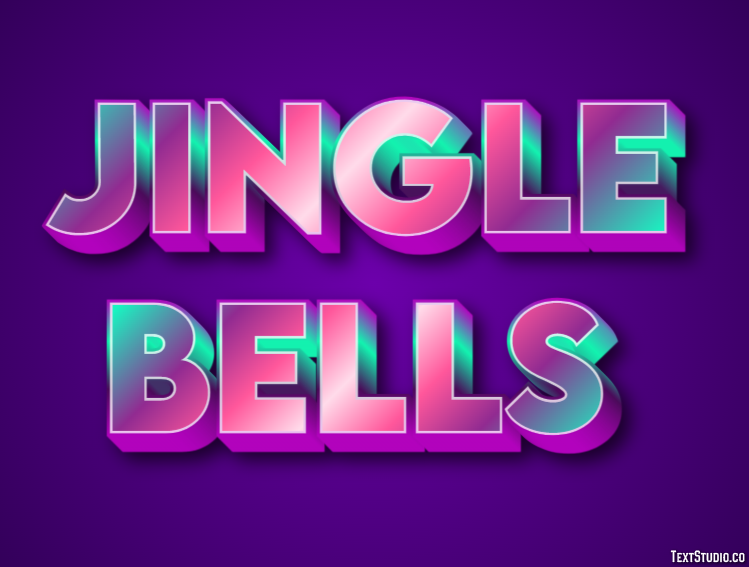 Jingle Bells Efekt tekstowy