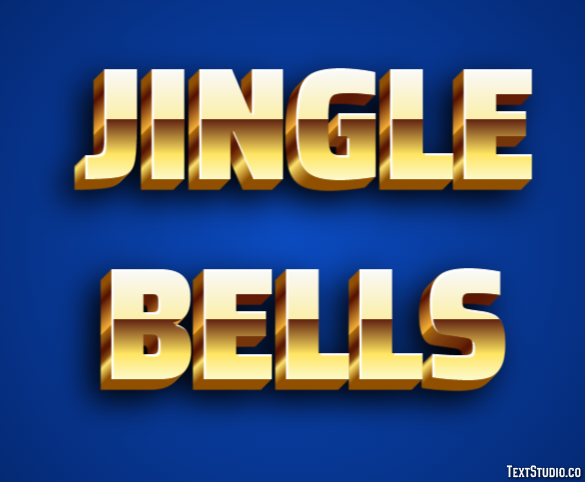 Jingle Bells Efekt tekstowy