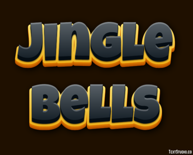 Jingle Bells Efekt tekstowy