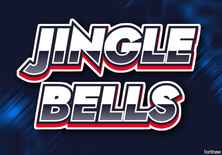 Jingle Bells Efekt tekstowy