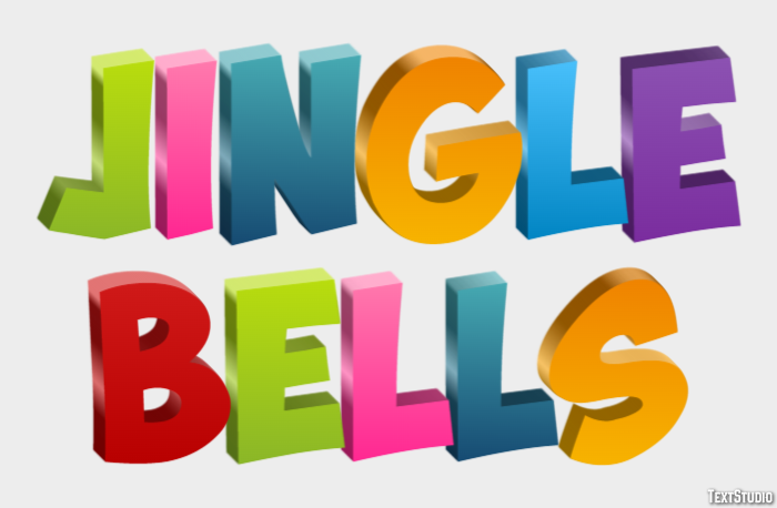 Jingle Bells Efekt tekstowy