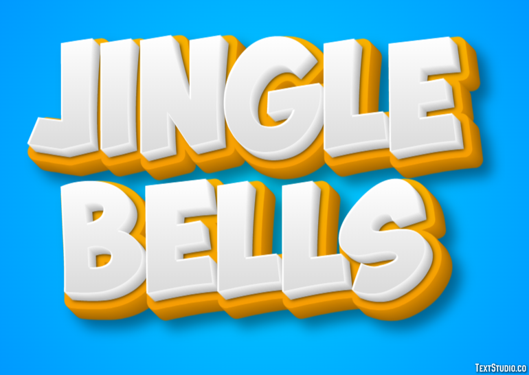Jingle Bells Efekt tekstowy