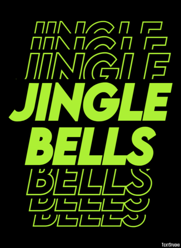 Jingle Bells Efekt tekstowy