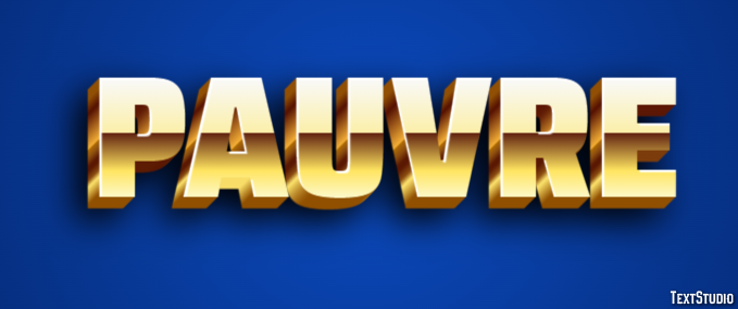 Pauvre Effet de Texte