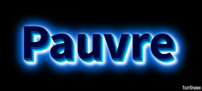 Pauvre Effet de Texte
