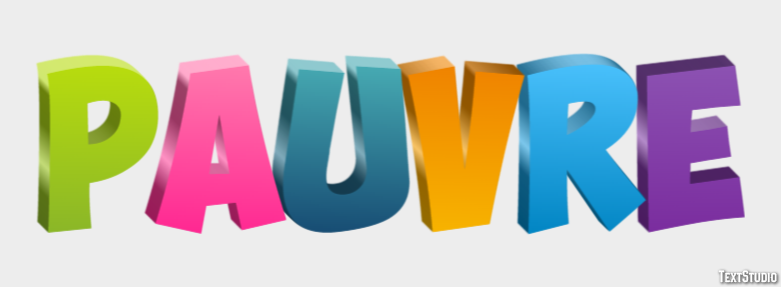 Pauvre Effet de Texte