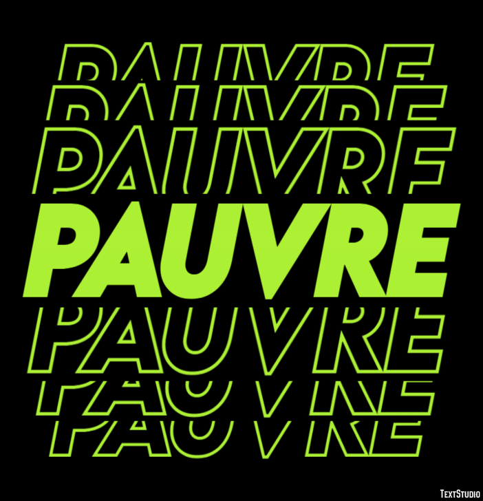 Pauvre Effet de Texte