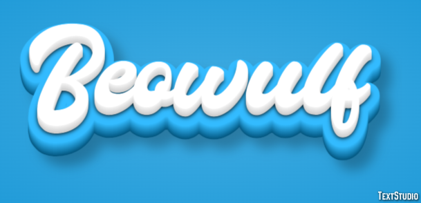 Beowulf テキスト効果