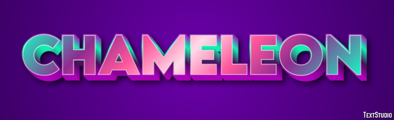 Chameleon Text effect