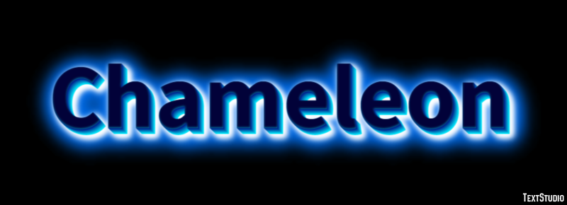 Chameleon Text effect