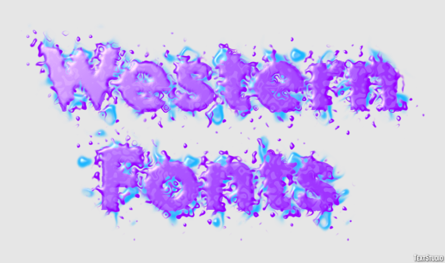Western Fonts Text Effect
