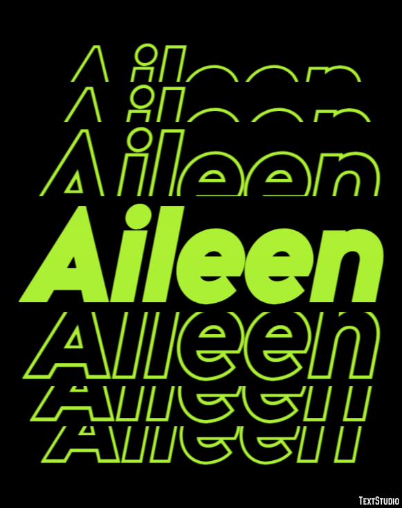 Aileen Text Effect