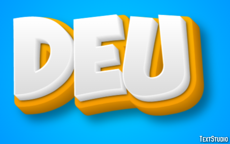 Deu Efeito de texto
