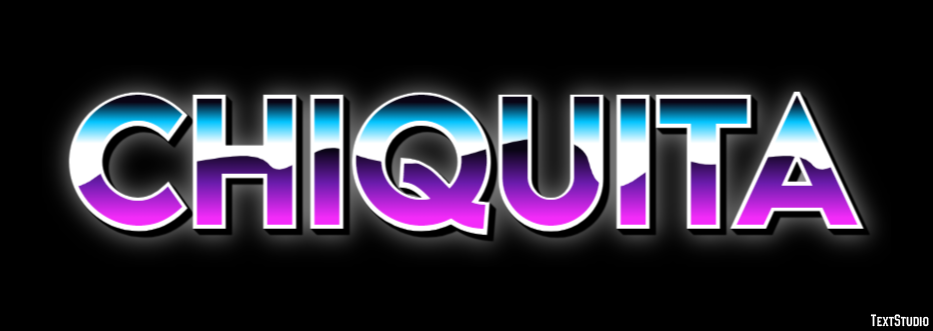 Chiquita Text effect