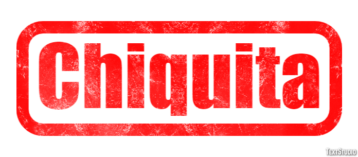 Chiquita Text effect