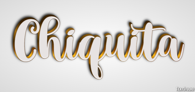 Chiquita Text Effect