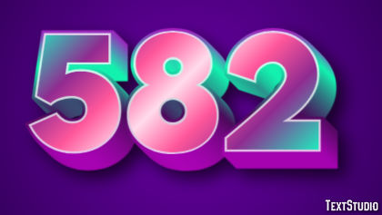 582 テキスト効果