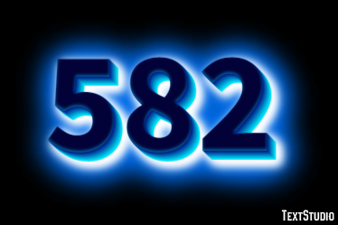 582 Efecto de Texto