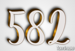 582 テキスト効果