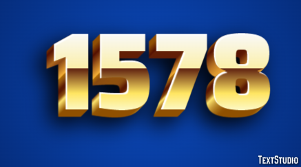 1578 Text Effect