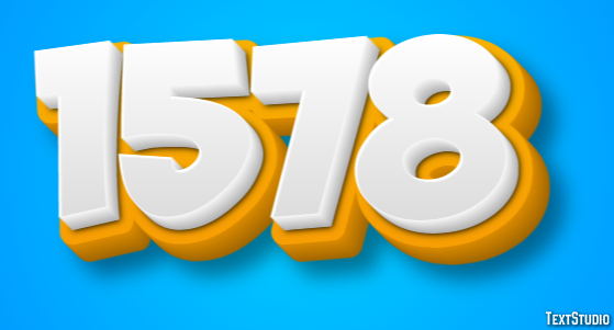 1578 Text Effect