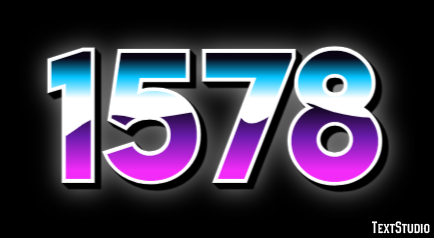 1578 Text Effect