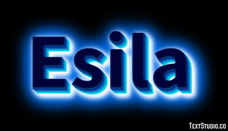 Esila Efeito de texto