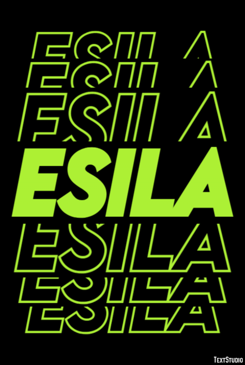 Esila Efeito de texto