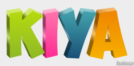 Kiya Text effect