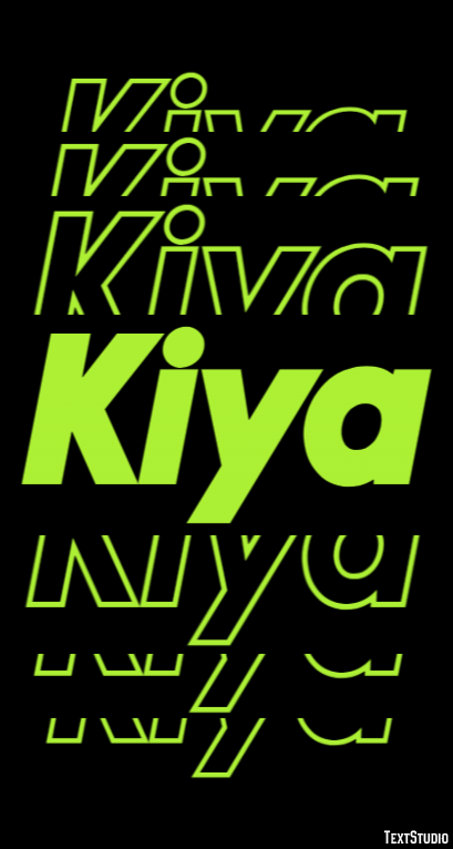 Kiya Text effect