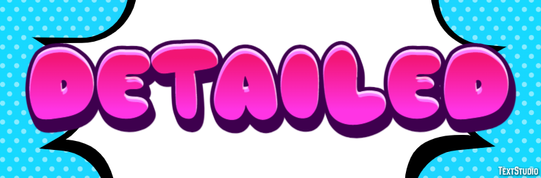 Detailed Text Effect